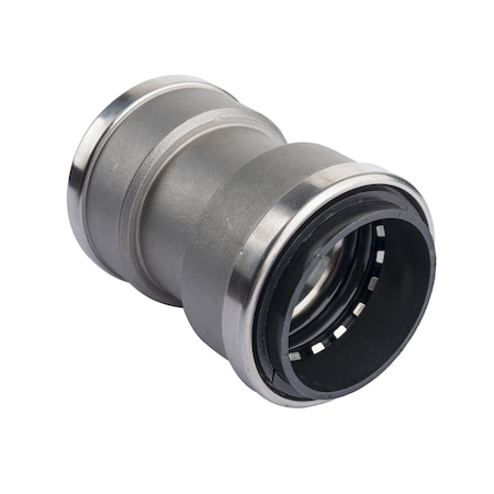 Quickfitting 2in Push-to-Connect x 2in Push-to-Connect Stainless Steel Coupling Fitting SS871R